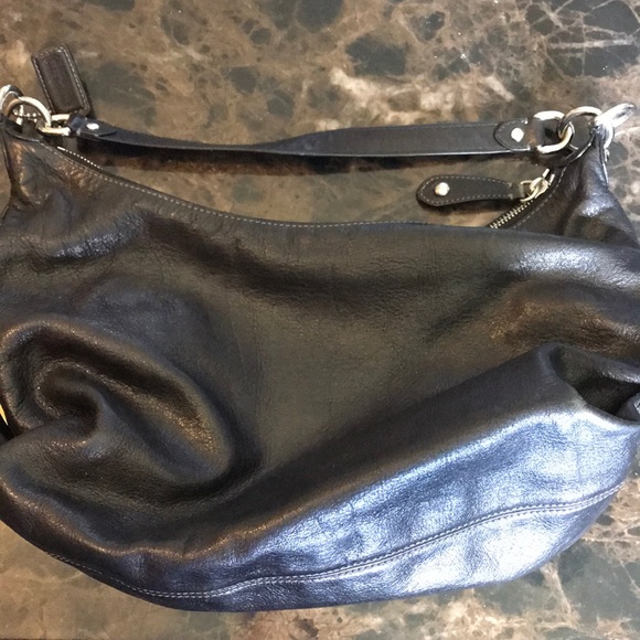 Black small coach purse - Picture 2 of 4